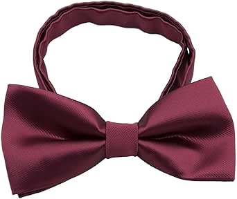 AWAYTR Classic Boys Bow Ties - Wedding Formal Pretied Adjustable Silk Bow Tie for Kids