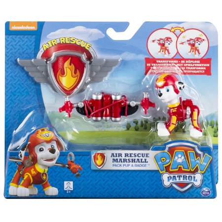 Paw Patrol, Air Rescue Marshall, Pup Pack & Badge