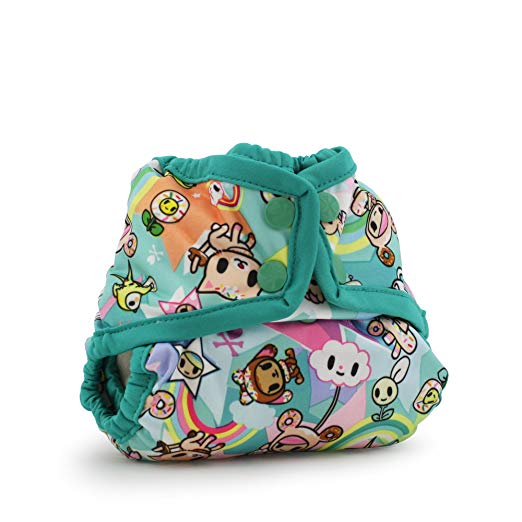 Kanga Care Rumparooz Cloth Diaper Cover Snap, Tokisweet/Multi, Newborn