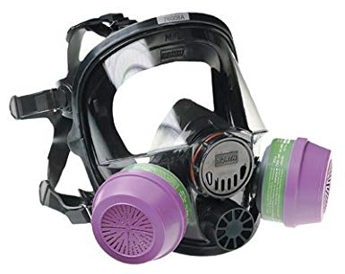 North by Honeywell 068-760008A Series 7600 Full Facepiece Respirator, Medium/Large