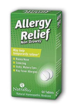 NatraBio Allergy Relief, 60 Count (Pack of 2)