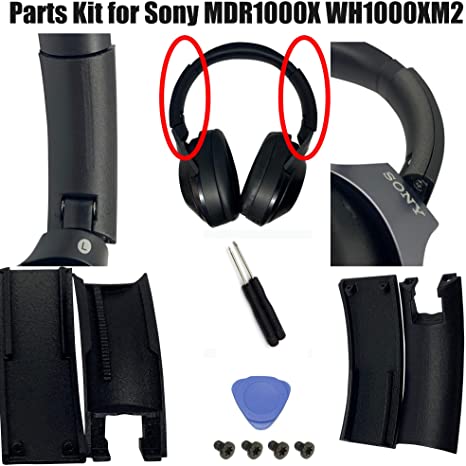Replacement Cover Part Side Slider Headband Parts Kit Compatible with Sony Wireless Noise Cancelling Headphones MDR1000X WH1000XM2
