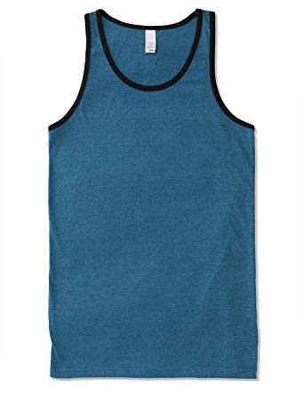 JD Apparel Men's Premium Basic Solid Tank Top Jersey Casual Shirts (Size Upto 3XL