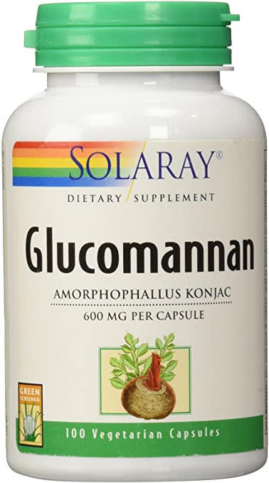 Glucomannan 600 MG (100 Vegetarian Capsules)