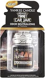 Yankee Candle 5038580059700 car jar Ultimate Black Coconut YCJUBC2, one Size