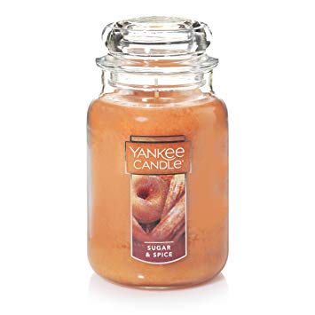 Yankee Candle Large Jar Candle, Sugar & Spice