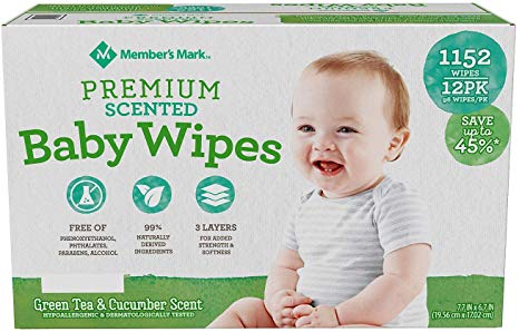 Member's Mark Premium Scented Baby Wipes (1152 ct.)