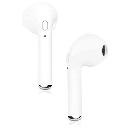 Wireless Earbuds, TWS Bluetooth Headphones with Enhanced Bass, Sweat-Resistant, 5-Hour Battery Life, Built-in Mic, Secure Fit Sports Earphones for Gym, Running and Workout