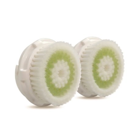 Clarisonic Compatible Facial Brush Replacement Heads With Caps for Acne-Prone Skin Fits Mia, Mia 2 & 3 and All Other Models, 2-Pack