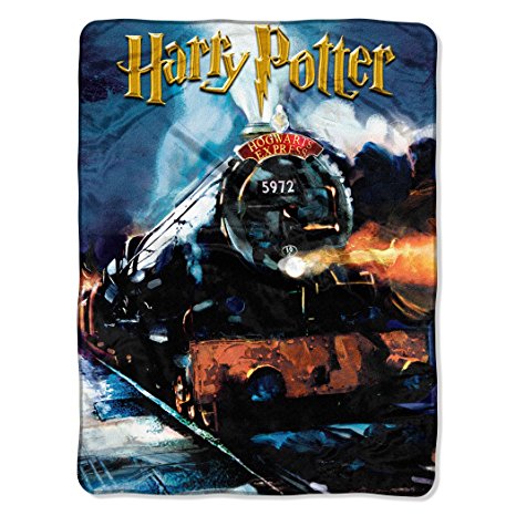 Warner Brothers Harry Potter, "To Hogwarts" Micro Raschel Throw by The Northwest Company, 46" by 60"