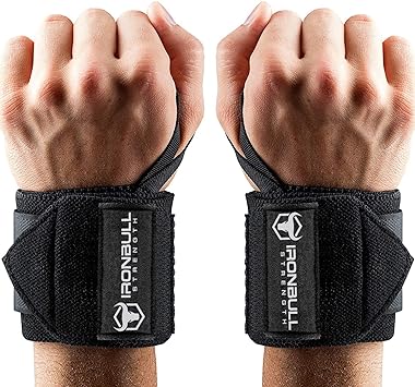 Wrist Wraps (18" Premium Quality) for Powerlifting, Bodybuilding, Weight Lifting - Wrist Support Braces for Weight Strength Training