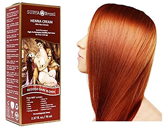 Surya Henna Brasil Cream Reddish Dark Blonde -- 2.37 fl oz / 70 ml