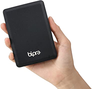 Bipra Ultra Slim USB 3.0 NTFS Portable Hard Drive - Black (500GB)