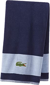 Lacoste Match Towels, 30x52, Navy