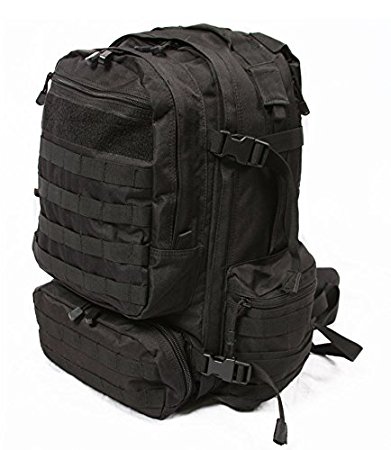LA Police Gear Operator Tactical Backpack (Black)