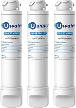 Uwater ẸPTWFU01 Water Filter, Compatible with Puresource Ultra II, Puresource Ultra 2, EWF02 (Pack of 3)