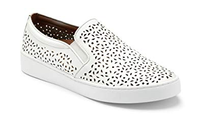 Vionic Women's Splendid Midi Perf Slip-on - Ladies Sneakers with Concealed Orthotic Arch Support