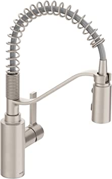 Moen 5926SRS Genta LX One-Handle High Arc Pulldown Kitchen Faucet, Spot Resist Stainless