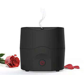 Alpha Aroma Best essential Oil Diffuser, Scent and fragrance ultrasonic Aromatherapy - Now with Belgian Design, 160ml, Extra Long Cord, Timer, Auto Shut Off, Soft Rubber Black Paint