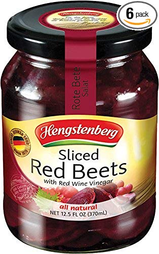 Hengstenberg Sliced Red Beets, 12.50 Ounce (Pack of 6)