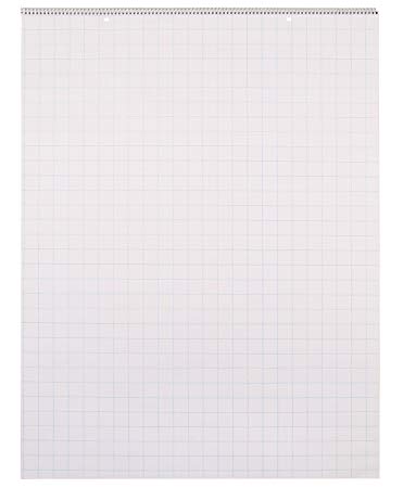 School Smart Chart Table Pad, 24 x 32 Inches, 1 Inch Grids, 25 Sheets