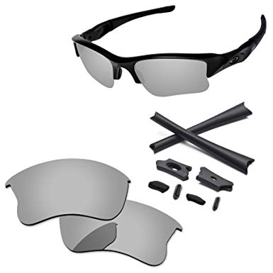 PapaViva Lenses Replacement & Rubber Kits for Oakley Flak Jacket XLJ