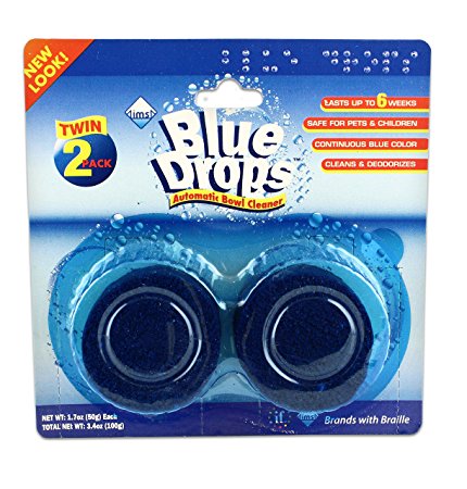 Blue Drops Automatic Toilet Bowl Cleaner (2 Pack)