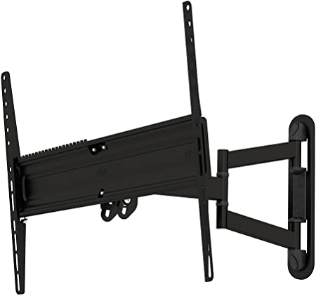 AVF EL804B-A Multi-Position Full Motion Long Extension TV Wall Mount for 40-Inch to 80-Inch TVs, Black
