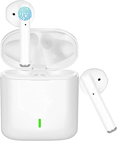 Wireless Earbuds, Bluetooth 5.0 Wireless Headphones Sport Bluetooth Earphones in Ear Noise Cancelling Earbuds with Mic,20H Playtime,IP7 Waterproof,Low Latency Stereo Earphones for iOS and Android