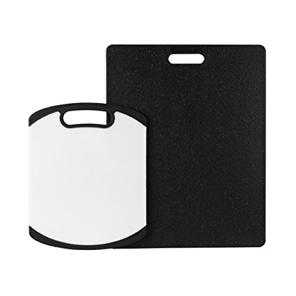 Farberware 2-Piece Non-Slip Poly Cutting Board Set