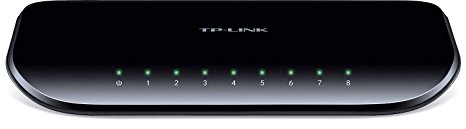 TP-Link TL-SG1008D 10/100/1000Mbps 8-Port Gigabit Desktop Switch, 10Gbps Switching Capacity