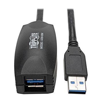 Tripp Lite USB 3.0 SuperSpeed Active Extension Cable Repeater Cable (USB-A M/F) 5M 16' (U330-05M)