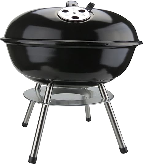 M-00118 Round Charcoal, 14-Inch BBQ Grill