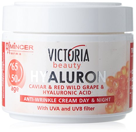 Hyaluron, Caviar & Red-Grape Anti-Wrinkle Lifting Day & Night Cream for Ages 50 to 65  (50ml)