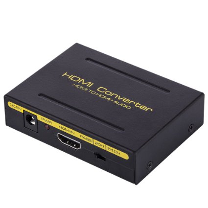 Hdmi Audio ExtractorSGRICE Hdmi Audio Extractor Special High Quality1080p Hdmi to Hdmiaudio Spdiflrstereo Video Converter Outputs Device