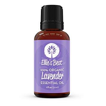 Organic Lavender Essential Oil - Lavandula hortensis (Lavandin) - Uncut Pure Therapeutic Grade - by Ellie's Best - Lg.1oz/30ml