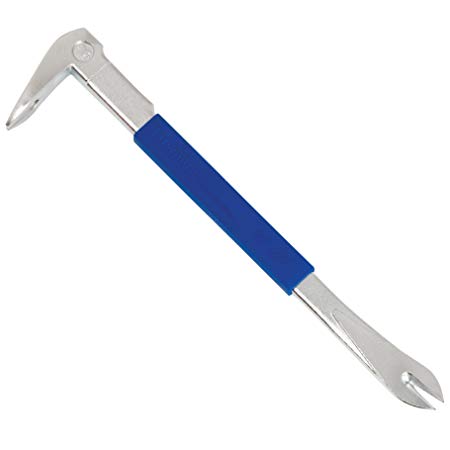 Estwing Pro Claw Nail Puller - 12.5" Pry Bar with Forged Steel Construction & No-Slip Cushion Grip - PC300G