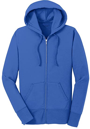 Ladies Core Fleece Full-Zip Hooded Sweatshirts in Sizes: XS-4XL