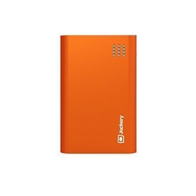 Jackery Fit Portable Battery Charger 10200mAh - External Battery Pack Power Bank and Portable Charger for Apple iPhone 6s 6s Plus 6 Plus 5 iPad Air iPad Mini Samsung Galaxy S6 and S5 Orange
