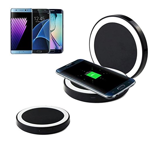 GBSELL Qi Fast Wireless Charger Rapid Charging Stand for Samsung Galaxy S9 / S9 Plus (White)