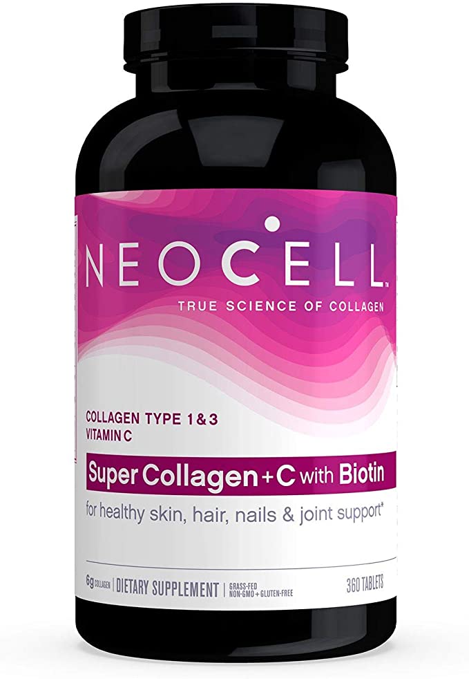 NeoCell Super Collagen  C with Biotin, 360 ct. (Pack of 2)