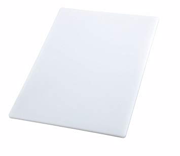 Winco Cutting Board, White, 18-Inch X 24-Inch X 0.5-Inch