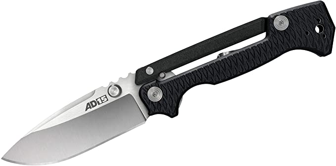 Cold Steel AD-10 and AD-15 Tactical Folding Knife with Lock and Pocket Clip - Premium S35VN Steel Blade