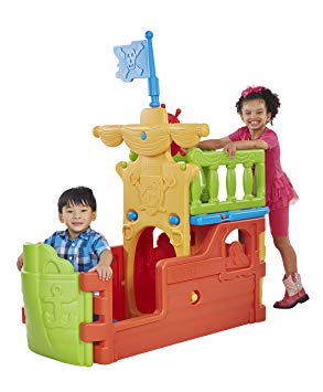 ECR4Kids Indoor/Outdoor Buccaneer Pirate Play Boat for Kids at Home or Daycare