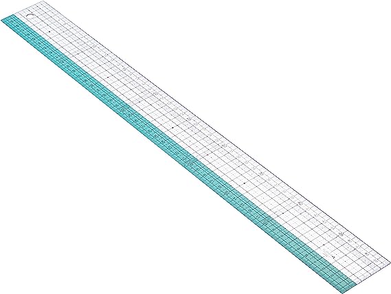 clover Graphic Ruler 50cm CL7703, 19.68'', Bunt