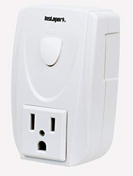Instapark Replacement Outlet Adapter for ORC Series Indoor Programmable Wireless Electrical Outlet On Off Switch Remote Control Kit White, E