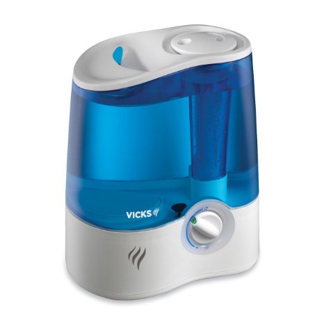 Vicks V5100NS Ultrasonic Humidifier - 12 gallon capacity - Operates up to 20 hours per filing