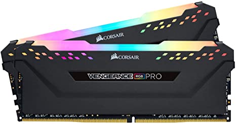 Corsair Vengeance RGBPRO16GB (2x8GB) Ddr43200(Pc4-25600) C16Amd Optimizedmemory–Black