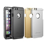 New Trent Trentium 6L Case for the Apple iPhone 6 Plus with 55 Inch Screen BlackSilverGold Interchangeable Back Plate Included