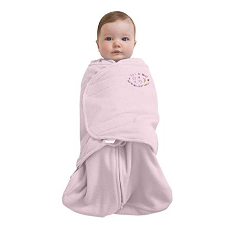 HALO 1496 SleepSack Micro-Fleece Swaddle Newborn Light Pink